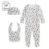 Ivory "Polo" Bear 3 Piece Gift Set