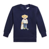 Navy Bear Baby Sweat Top