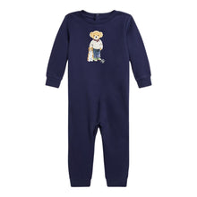 Load image into Gallery viewer, Navy Bear Coverall