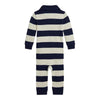 Navy & Beige Knitted Coverall