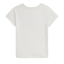 Load image into Gallery viewer, Girls White Embroidered Logo T-Shirt