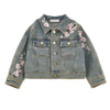 Blossom Embroidered "Bambi" Denim Jacket