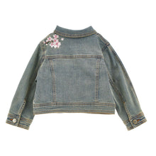 Load image into Gallery viewer, Blossom Embroidered &quot;Bambi&quot; Denim Jacket