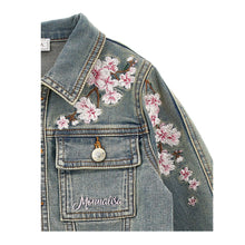 Load image into Gallery viewer, Blossom Embroidered &quot;Bambi&quot; Denim Jacket