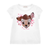 Load image into Gallery viewer, PRE ORDER - White Bambi Rhinestone T-shirt