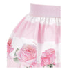 Pink Roses Skirt Set