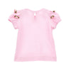 PRE ORDER - Pink Rosebud T-Shirt & Skirt Dungarees