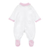 PRE ORDER - White & Pink Babygrow