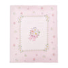 PRE ORDER - Reversible Pink & White Flower Baby Blanket