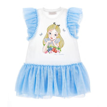 Load image into Gallery viewer, PRE ORDER - Blue Rhinestone &amp; Tulle Alice Dress