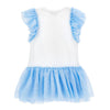 PRE ORDER - Blue Rhinestone & Tulle Alice Dress