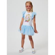 Load image into Gallery viewer, PRE ORDER - Blue Rhinestone &amp; Tulle Alice Dress