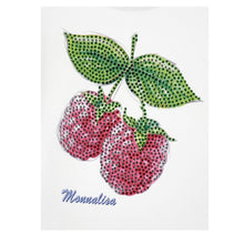 Load image into Gallery viewer, PRE ORDER - White &quot;Alice&quot; Fruits Rhinestone T-Shirt