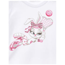 Load image into Gallery viewer, Pink &amp; White Lola Bunny Dress