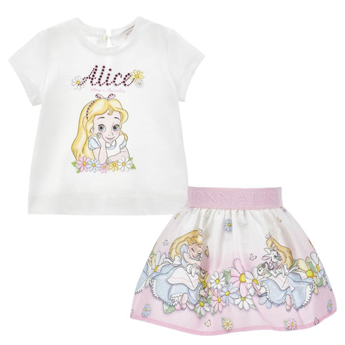 PRE ORDER - Babys Pink Alice Skirt Set