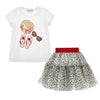 PRE ORDER - Leopard Print Tulle Skirt Set