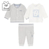 Grey & Blue 3 Piece Tracksuit Gift Boxed