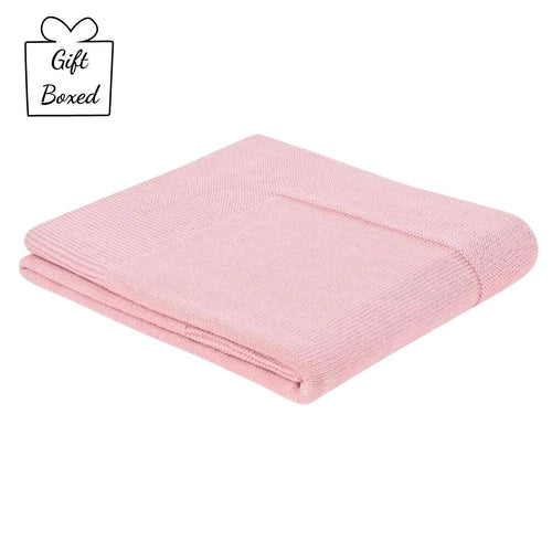 Pink Knitted Blanket