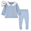 Blue Knitted Set