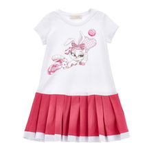 Load image into Gallery viewer, Pink &amp; White Lola Bunny Dress