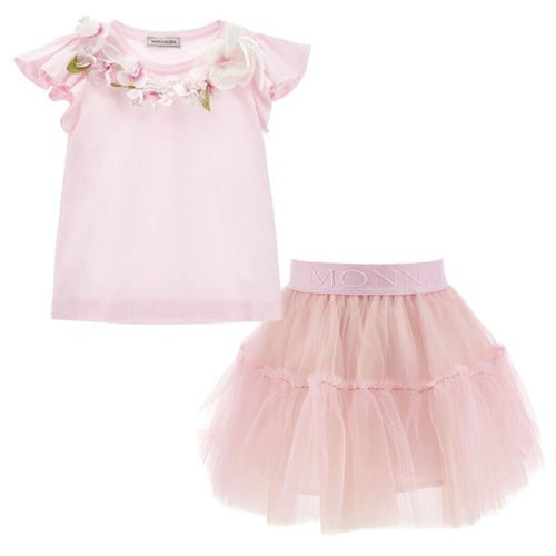 Pink Tulle Skirt & Top Set