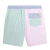 Multi Colour Striped Swim Shorts