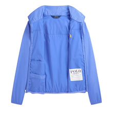 Load image into Gallery viewer, Blue Water-Repellent Hooded Jacket