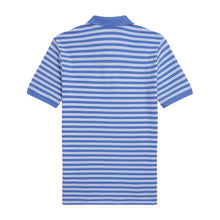 Load image into Gallery viewer, Blue &amp; White Striped Polo Shirt