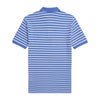 Blue & White Striped Polo Shirt