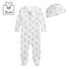 Floral Babygrow & Hat Gift Set