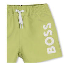 Load image into Gallery viewer, Baby Boys Lime Green Swim Shorts