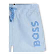 Load image into Gallery viewer, Baby Boys Pale Blue Swim Shorts