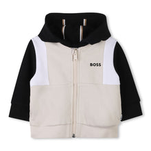 Load image into Gallery viewer, Babies Beige Colour Block Tracksuit