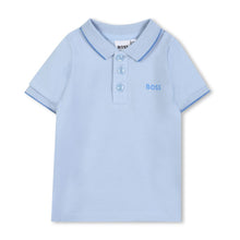 Load image into Gallery viewer, Babies Pale Blue Polo Shirt