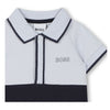 Baby Boys Blue & Navy Polo Shortie