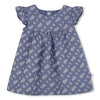 Blue Monogram Print Dress & Bloomers