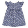 Blue Monogram Print Dress & Bloomers