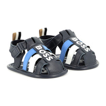 Load image into Gallery viewer, Baby Boys Navy Sandals