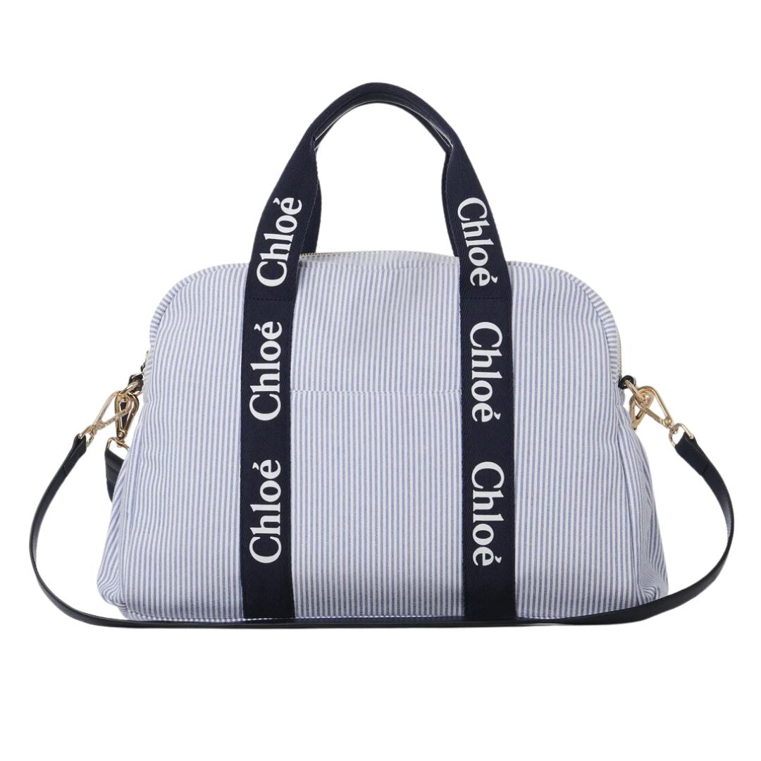 Blue & White Changing Bag & Mat