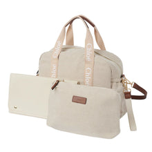 Load image into Gallery viewer, Beige Changing Bag &amp; Mat