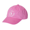 Pink Embroidered Logo Cap