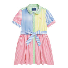 Load image into Gallery viewer, Girls Striped Shirtdress