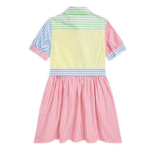 Load image into Gallery viewer, Girls Striped Shirtdress