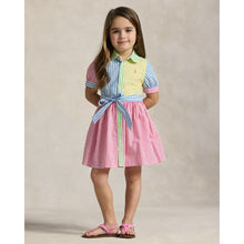 Load image into Gallery viewer, Girls Striped Shirtdress