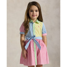 Load image into Gallery viewer, Girls Striped Shirtdress