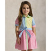 Girls Striped Shirtdress