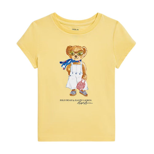 Girls Yellow Bear T-Shirt