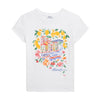 White Italian Riviera Design T-Shirt