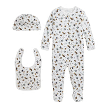 Load image into Gallery viewer, Ivory &quot;Polo&quot; Bear 3 Piece Gift Set