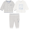 Grey & Blue 3 Piece Tracksuit